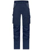 Unisexe Pantalons de travail extensibles slim fit GRS & OCS Blended Marine/carbone 10431