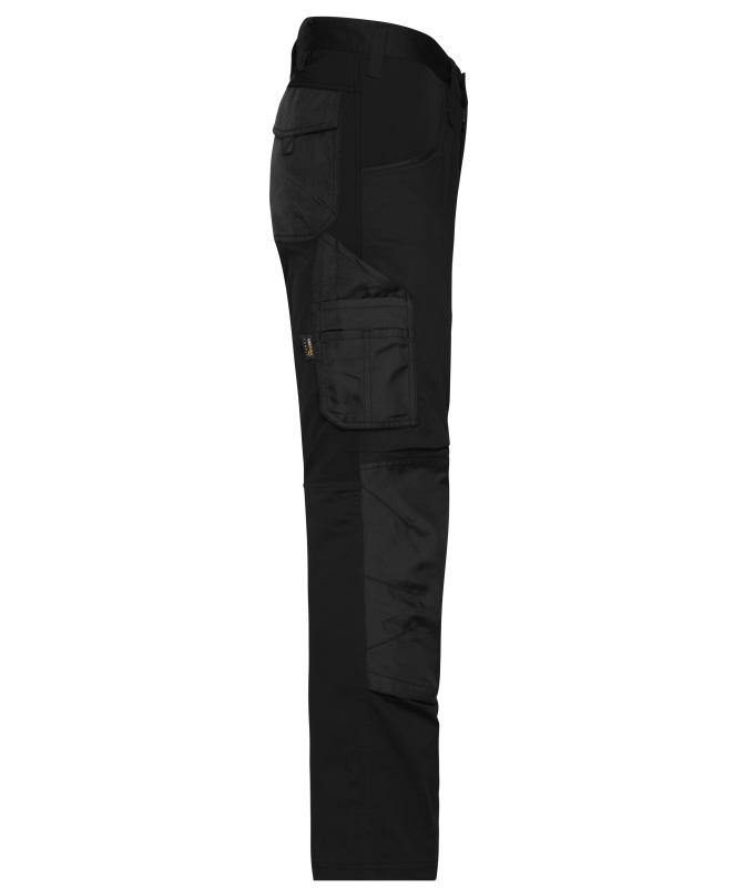 Unisexe Pantalons de travail extensibles slim fit GRS & OCS Blended Noir/noir 10431