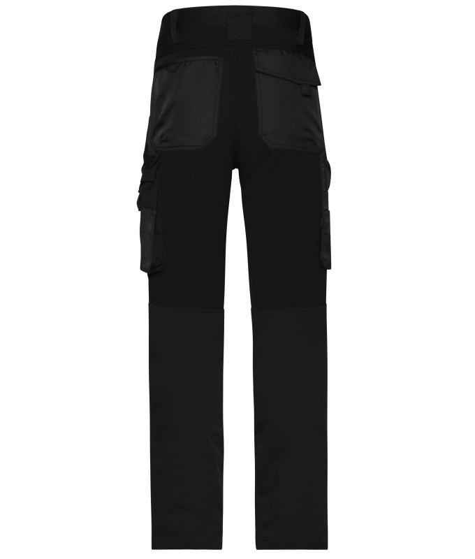 Unisexe Pantalons de travail extensibles slim fit GRS & OCS Blended Noir/noir 10431