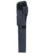 Unisexe Pantalons de travail extensibles slim fit GRS & OCS Blended Carbone/noir 10431