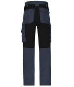 Unisexe Pantalons de travail extensibles slim fit GRS & OCS Blended Carbone/noir 10431