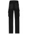 Unisexe Pantalons de travail extensibles slim fit Noir/noir 10431
