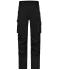 Unisexe Pantalons de travail extensibles slim fit Noir/noir 10431