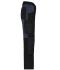 Unisexe Pantalons de travail extensibles slim fit Noir/carbone 10431