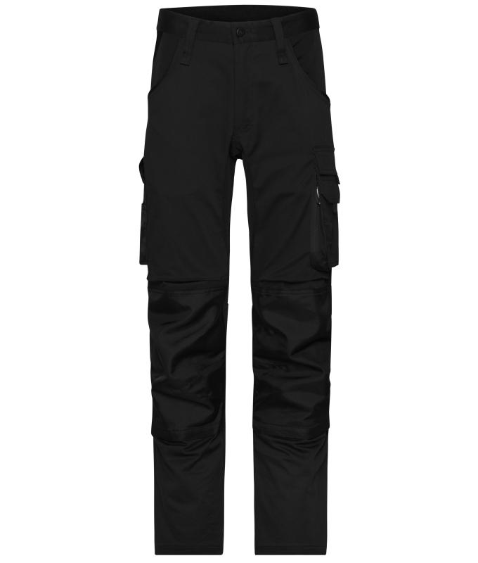 Unisex Workwear Stretch-Pants Slim Line GRS & OCS Blended Black/black 10431