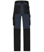 Unisex Workwear Stretch-Pants Slim Line GRS & OCS Blended Zwart/carbon 10431