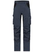 Unisex Workwear Stretch-Pants Slim Line GRS & OCS Blended Carbon/zwart 10431