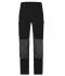 Unisexe Pantalon de travail 4-Way Stretch Slim Fit Noir 10432
