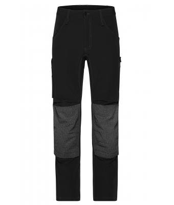 Unisex Workwear Pants 4-Way Stretch Slim Line Black 10432