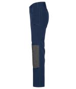 Unisex Workwear Pants 4-Way Stretch Slim Line Navy 10432