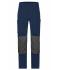 Unisex Workwear Pants 4-Way Stretch Slim Line Navy 10432