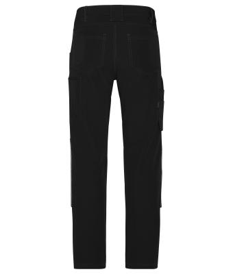 Unisex Workwear Pants 4-Way Stretch Slim Line Zwart 10432