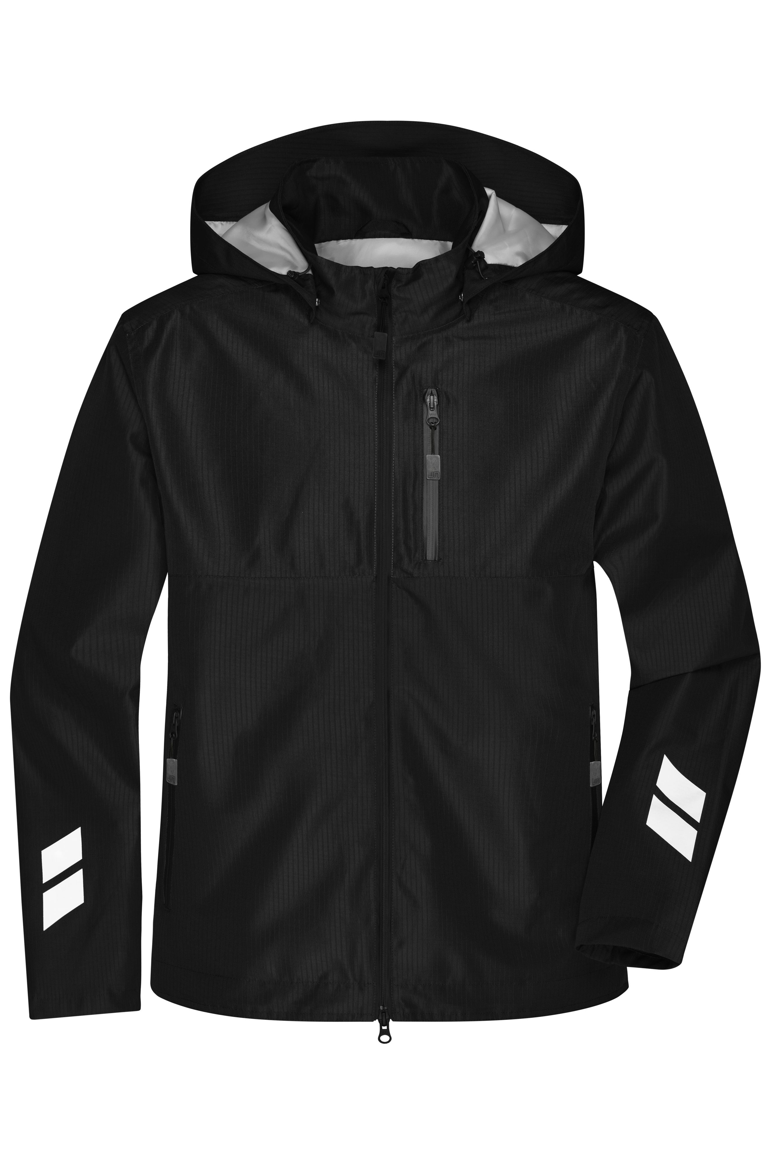 Unisex Hardshell Workwear Jacket GRS Black/black-Daiber