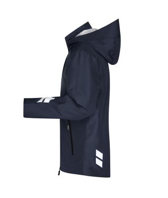 Unisex Hardshell Workwear Jacket   GRS Navy/carbon 10433