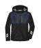 Unisex Hardshell Workwear Jacket   GRS Zwart/carbon 10433
