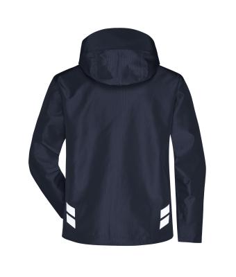 Unisex Hardshell Workwear Jacket   GRS Navy/carbon 10433