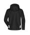 Unisex Hardshell Workwear Jacket   GRS Zwart/carbon 10433