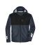 Unisex Padded Hardshell Workwear Jacket   GRS Carbon/zwart 10434