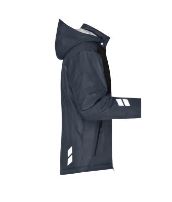 Unisex Padded Hardshell Workwear Jacket   GRS Carbon/black 10434