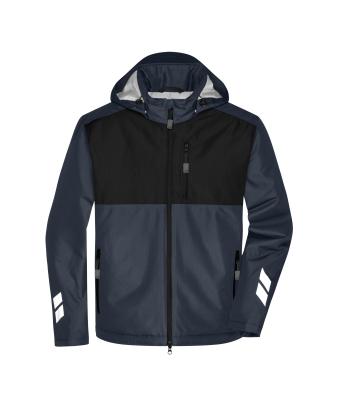 Unisex Padded Hardshell Workwear Jacket   GRS Carbon/black 10434