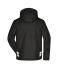 Unisex Padded Hardshell Workwear Jacket   GRS Zwart/zwart 10434
