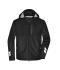 Unisex Padded Hardshell Workwear Jacket   GRS Zwart/zwart 10434