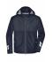 Unisex Padded Hardshell Workwear Jacket Navy/carbon 10434