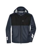 Unisex Padded Hardshell Workwear Jacket GRS Carbon/zwart 10434