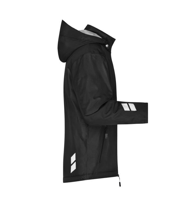 Unisex Padded Hardshell Workwear Jacket GRS Zwart/zwart 10434