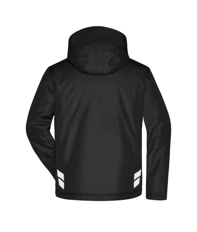 Unisex Padded Hardshell Workwear Jacket GRS Zwart/zwart 10434