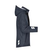 Unisex Padded Hardshell Workwear Jacket GRS Carbon/zwart 10434