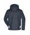 Unisex Padded Hardshell Workwear Jacket Carbon/black 10434