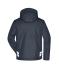 Unisexe Veste de travail matelassée hardshell   GRS Carbone/noir 10434