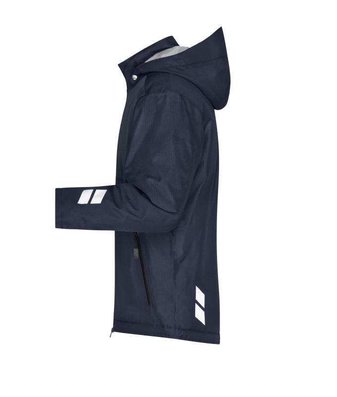 Unisexe Veste de travail matelassée hardshell GRS Marine/carbone 10434