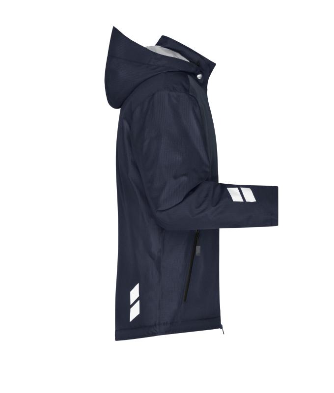 Unisexe Veste de travail matelassée hardshell GRS Marine/carbone 10434