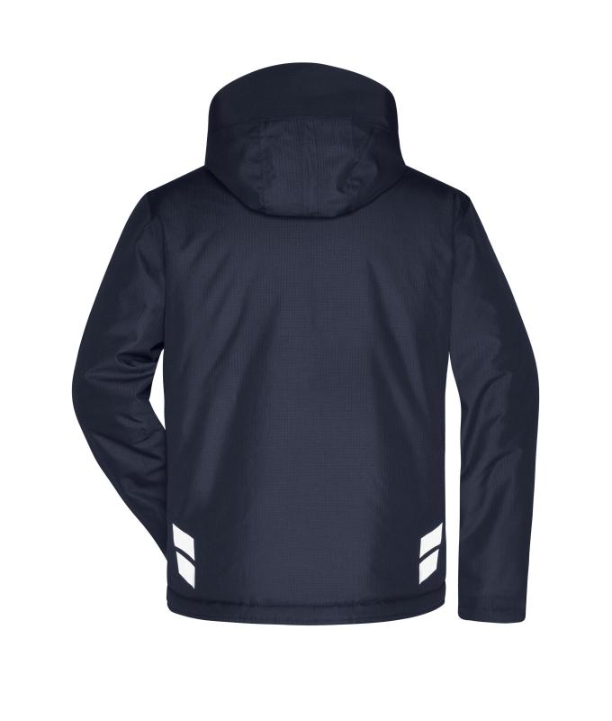 Unisexe Veste de travail matelassée hardshell GRS Marine/carbone 10434