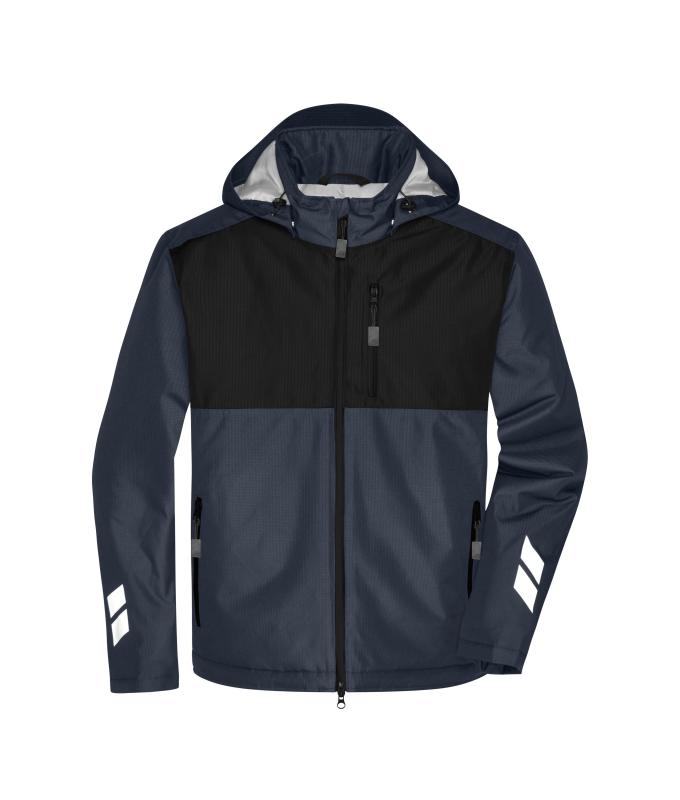 Unisexe Veste de travail matelassée hardshell GRS Carbone/noir 10434