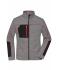 Dames Ladies' Structure Fleece Jacket   GRS Carbon-melange/zwart/rood 10435