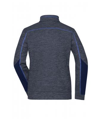 Dames Ladies' Structure Fleece Jacket   GRS Navy-melange/navy/royal 10435