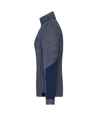 Ladies Ladies' Structure Fleece Jacket   GRS Navy-melange/navy/royal 10435