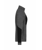 Ladies Ladies' Structure Fleece Jacket GRS Black-melange/black/silver 10435