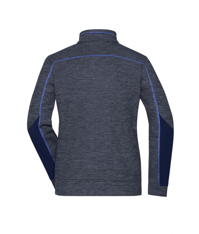 Dames Ladies' Structure Fleece Jacket GRS Navy-melange/navy/royal 10435