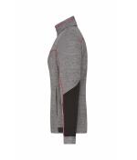 Femme Veste polaire structurée femme GRS Carbone-mélange/noir/rouge 10435