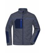 Heren Men's Structure Fleece Jacket GRS Navy-melange/navy/royal 10436