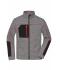 Homme Veste polaire structurée homme   GRS Carbone-mélange/noir/rouge 10436