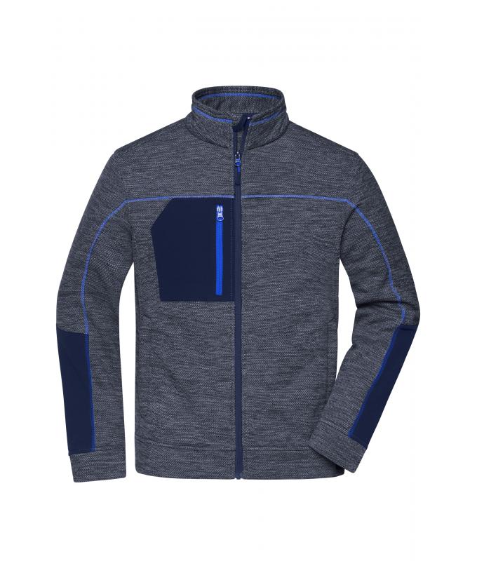 Homme Veste polaire structurée homme GRS Marine-mélange/marine/royal 10436