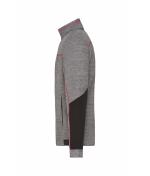 Homme Veste polaire structurée homme GRS Carbone-mélange/noir/rouge 10436