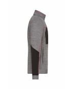 Homme Veste polaire structurée homme GRS Carbone-mélange/noir/rouge 10436