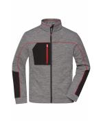 Homme Veste polaire structurée homme GRS Carbone-mélange/noir/rouge 10436