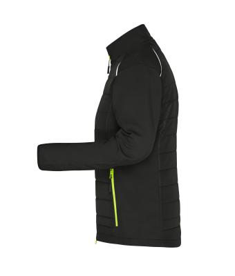 Ladies Ladies' Hybrid Jacket   GRS Black/neon-yellow 10438